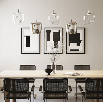 Bilia &Oslash; 27&nbsp;cm 230V Pendant Black hanglamp Zafferano 