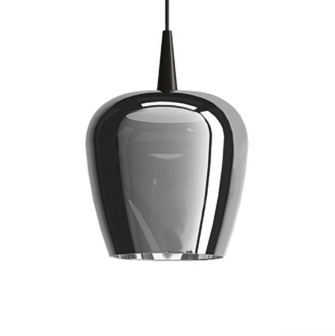 Bilia nude &Oslash; 27&nbsp;cm 230V Pendant Black hanglamp Zafferano 