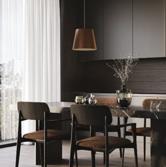 Poldina 230V Pendant hanglamp Zafferano 