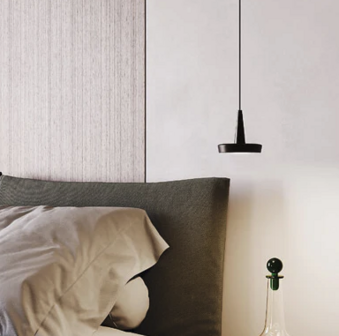Baby 230V Pendant Black hanglamp Zafferano 