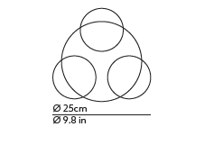 Dew 3 hanglamp KDLN