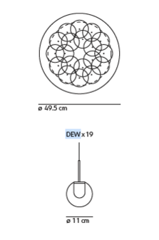 Dew 19 hanglamp KDLN
