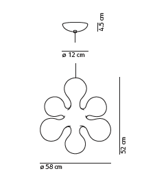 Atomium suspension hanglamp KDLN