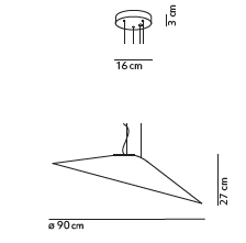 Kate Suspension hanglamp KDLN