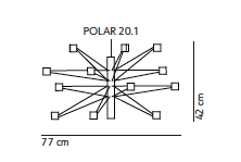 Polar 20.1 &oslash; 77 cm hanglamp KDLN