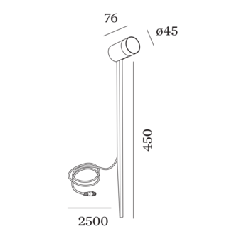 Geo 2.0 led outdoor vloerlamp Wever &amp; Ducre 