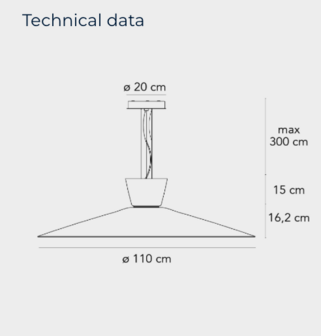 Thalea 3 red hanglamp FontanaArte