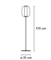 Meridiano vloerlamp FontanaArte