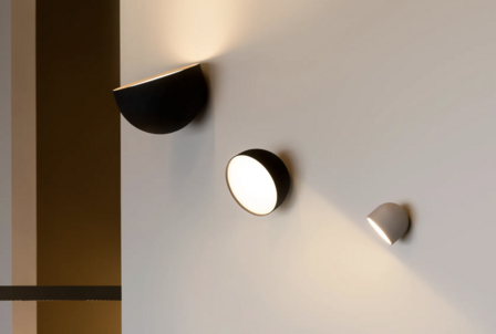 Plusminus Solo spot semi recessed wandlamp Vibia 