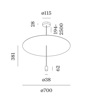 Shedda 2.0 hanglamp Wever &amp; Ducre 