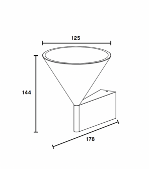 Apollo 14 wandlamp Pholc