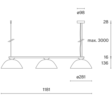 Sempre S3 w103 hanglamp W&auml;stberg  