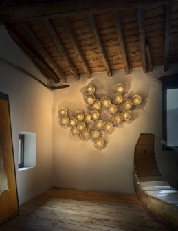 Golden Moon plafond/wandlamp Catellani&amp;Smith