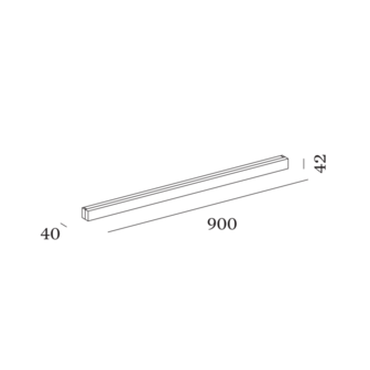 Mirbi long 3.0 IP44 wandlamp Wever &amp; Ducre&nbsp;