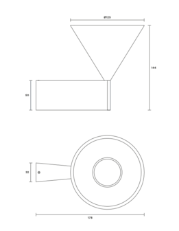 Apollo 14 wandlamp Pholc