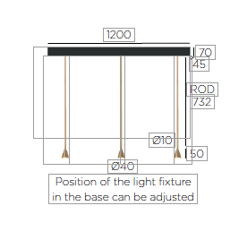 Austere - D1 3 RF 75 hanglamp Trizo21
