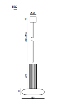 Hulo&nbsp;C1351 hanglamp Aromas 