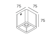 Code 1 Led opbouwspot Trizo21