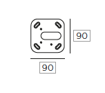 Code 1 Led opbouwspot Trizo21