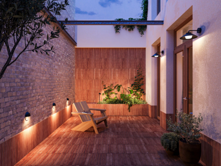 Tradora wall 1.0 IP65 outdoor wandlamp Wever &amp; Ducre 