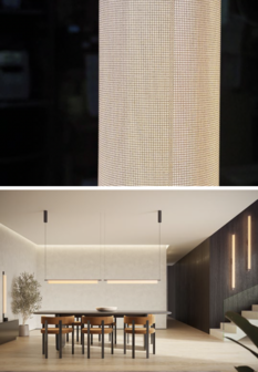 Ombra 115 cm hanglamp Panzeri