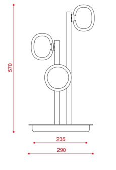 552.33l LED Nabila tafellamp Tooy