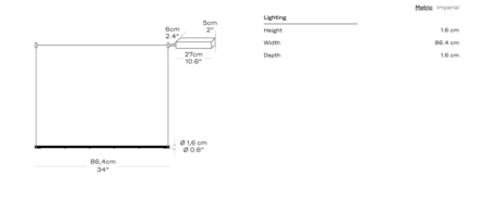 Oneline&trade; Zigbee - hanglamp - Fritz Hansen 