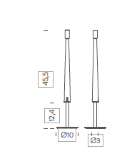Sorrento 1x portable tafellamp Nemo Lighting 