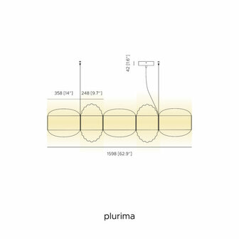 Alma Plurima hanglamp Contardi