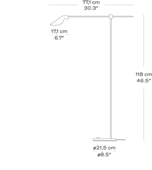 MS series MS011 Floor - vloerlamp - Fritz Hansen 