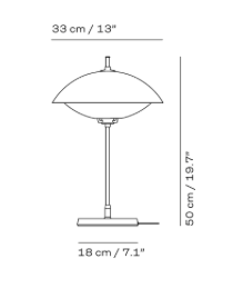 Clam Table - tafellamp - Fritz Hansen 