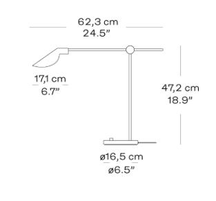 MS series MS021 Table - tafellamp - Fritz Hansen 