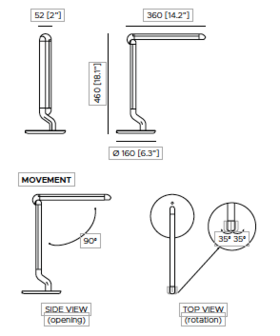 Picchio TA tafellamp Contardi