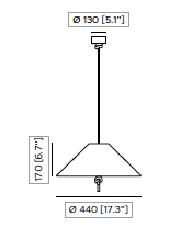 Hat Medium SO hanglamp Contardi