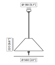 Hat Large SO hanglamp Contardi