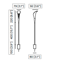 Bloom Tiny driver onboard outdoor vloerlamp Contardi