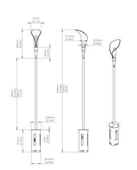 Bloom Long driver onboard outdoor vloerlamp Contardi