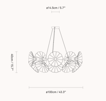 Petalii 10 hanglamp Nuura 