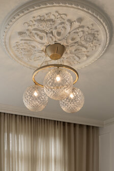 Miira 3 Circular optic clear hanglamp Nuura 