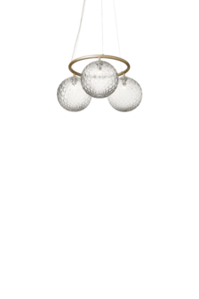 Miira 3 Circular optic clear hanglamp Nuura 