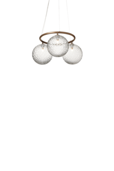 Miira 3 Circular optic clear hanglamp Nuura 