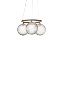 Miira 3 Circular optic clear hanglamp Nuura 