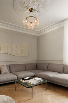 Miira 3 Circular optic clear hanglamp Nuura 