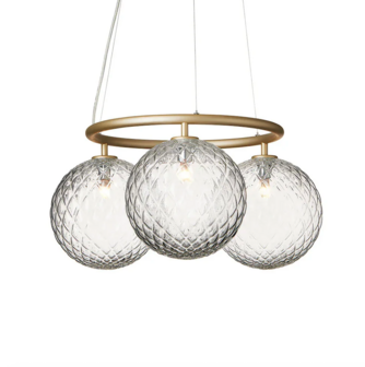 Miira 3 Circular optic clear hanglamp Nuura 