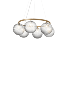 Miira 6 Circular optic clear hanglamp Nuura 