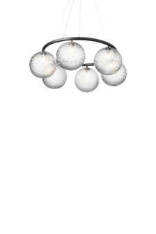 Miira 6 Circular optic clear hanglamp Nuura 