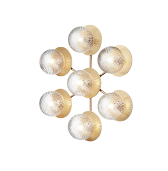 Liila Star optic clear wandlamp Nuura 