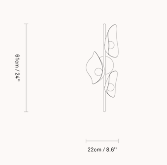 Florii 3 Wall wandlamp Nuura 