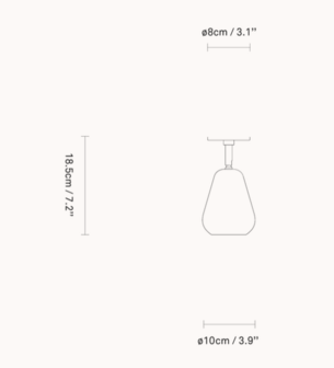 Anoli Spot Recessed Surface plafondlamp Nuura 