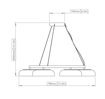 Blossi 6 hanglamp Nuura 